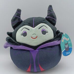 8" Disney Squishmallow MALEFICENT Kellytoy Soft Stuffed Plush gift toy NEW